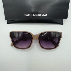New Karl Lagerfeld Tan Sunglasses KL6161S